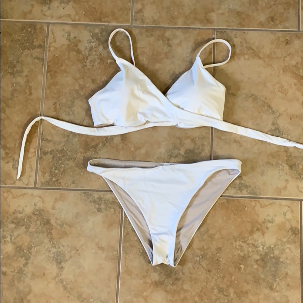 White Lululemon bikini swimsuit
